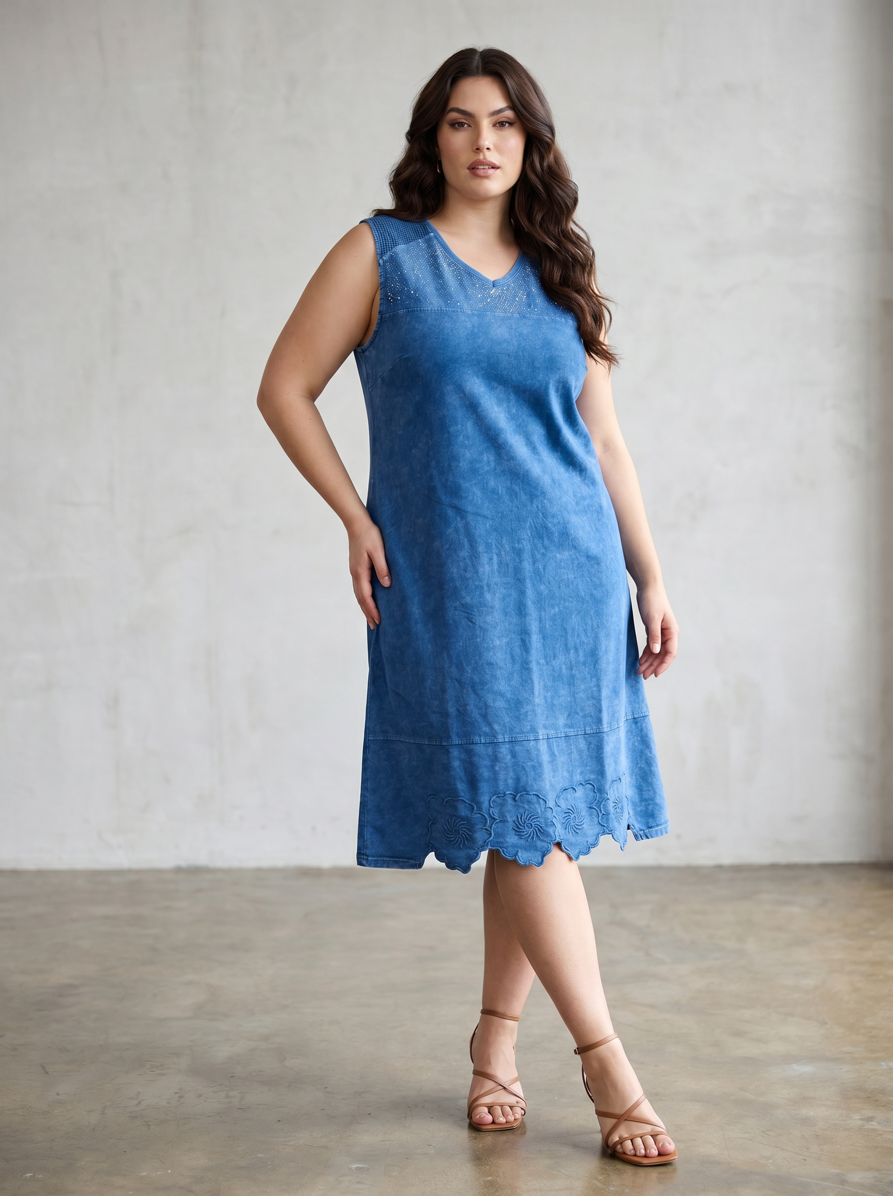 Rochie dama lejera maxi din bumbac moale