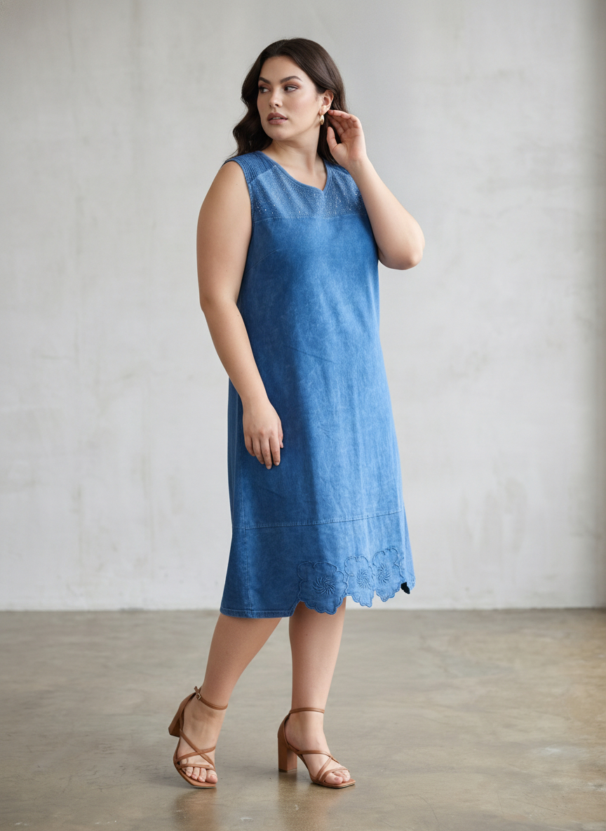 Rochie dama lejera maxi din bumbac moale
