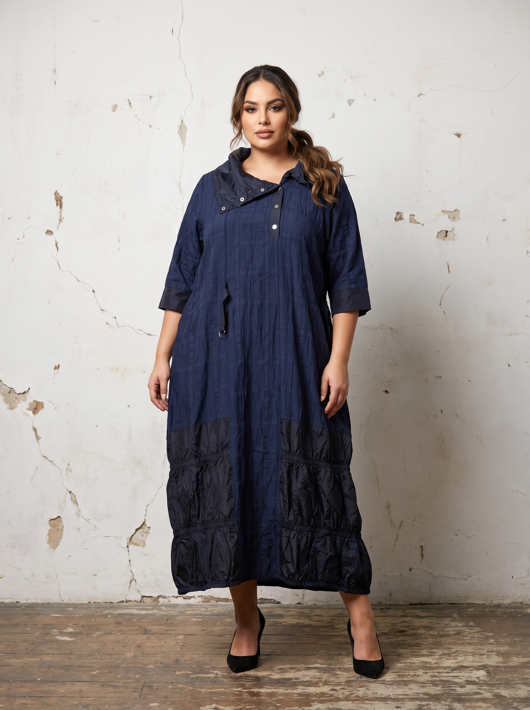 Rochie elegantă cu design sofisticat pentru mărimi mari