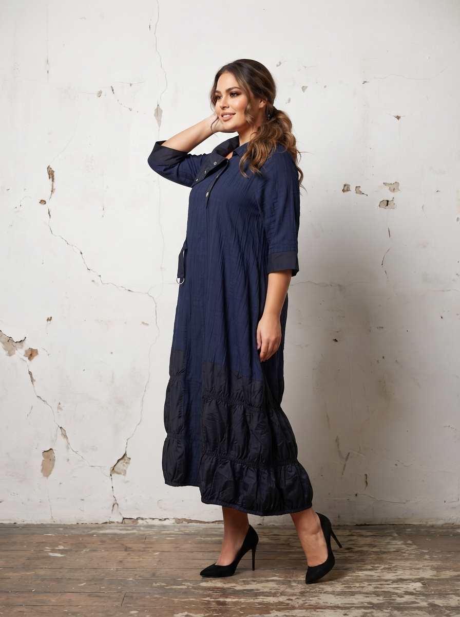 Rochie elegantă cu design sofisticat pentru mărimi mari