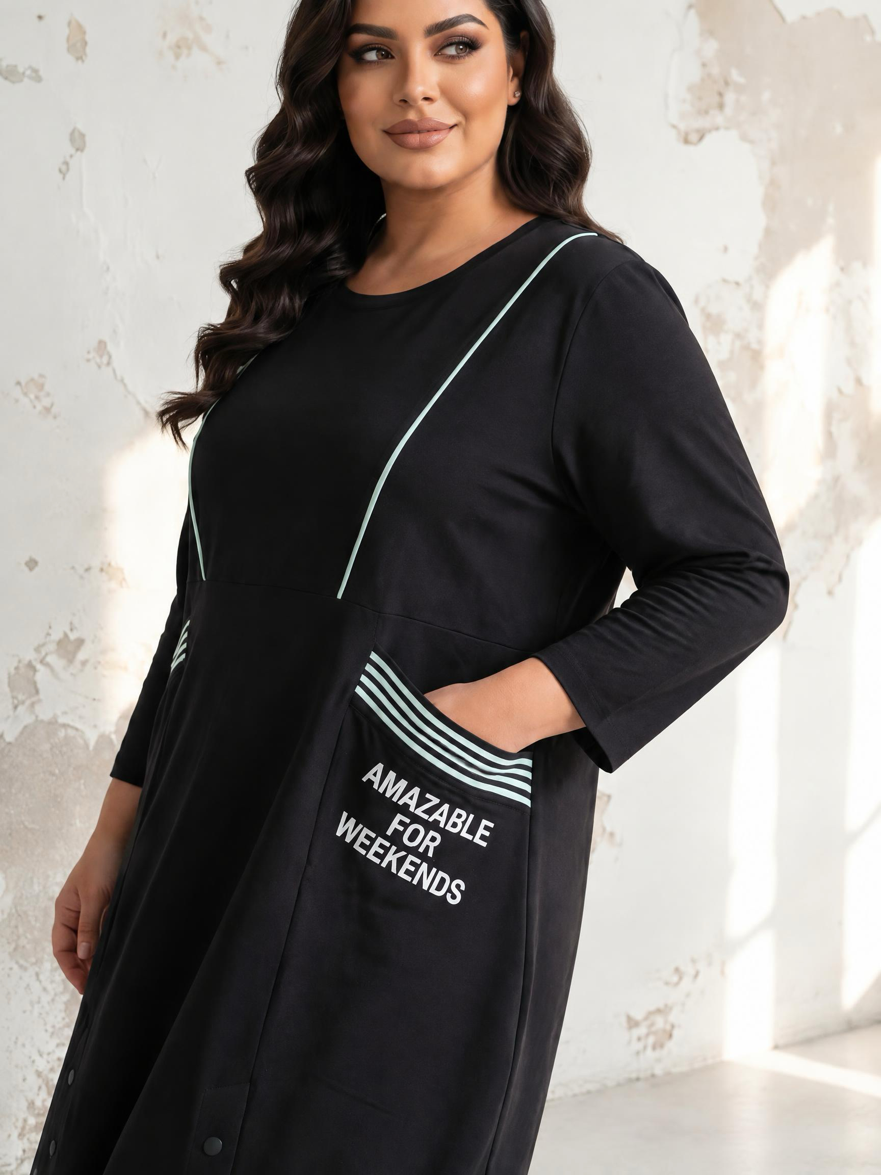 Rochie casual sport cu croială modernă și confortabilă