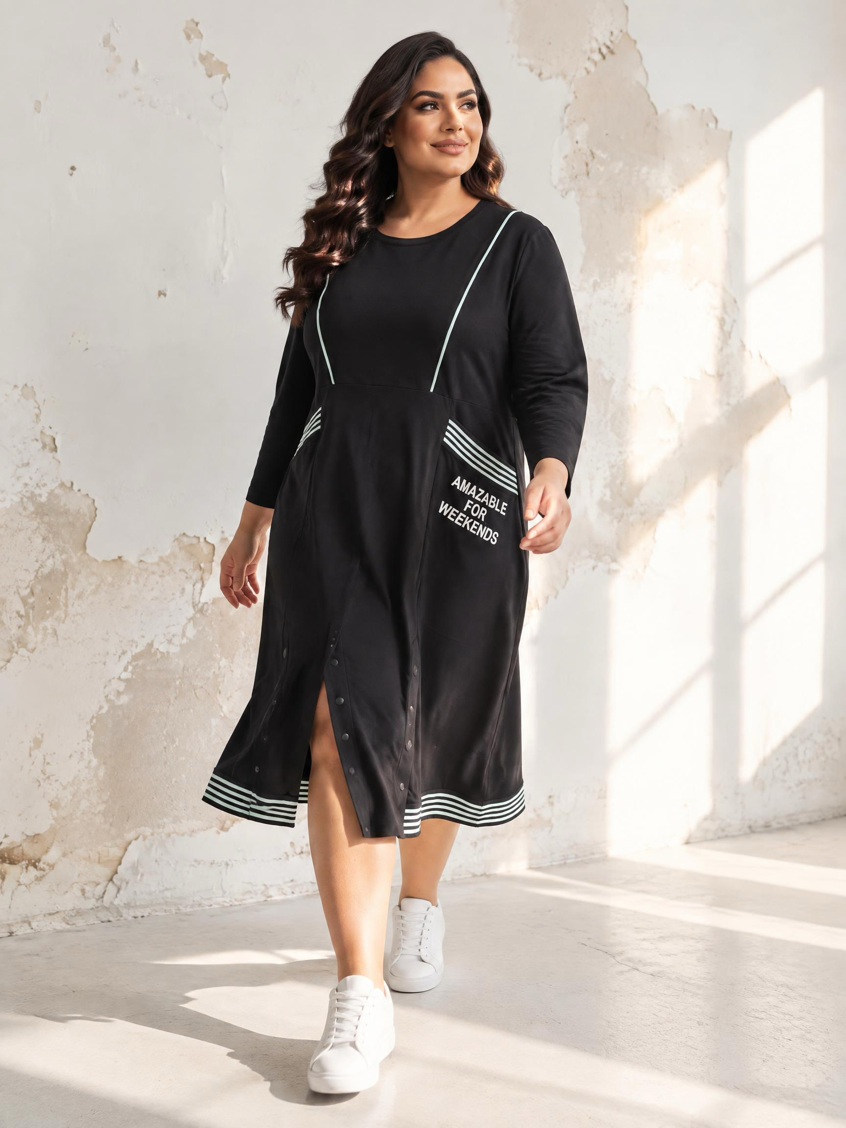 Rochie casual sport cu croială modernă și confortabilă