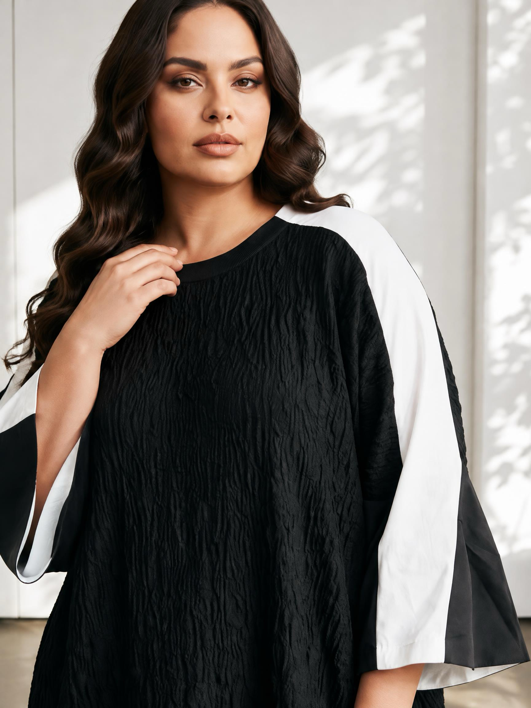 Rochie de tip boutique în stil modern cu textură 3D