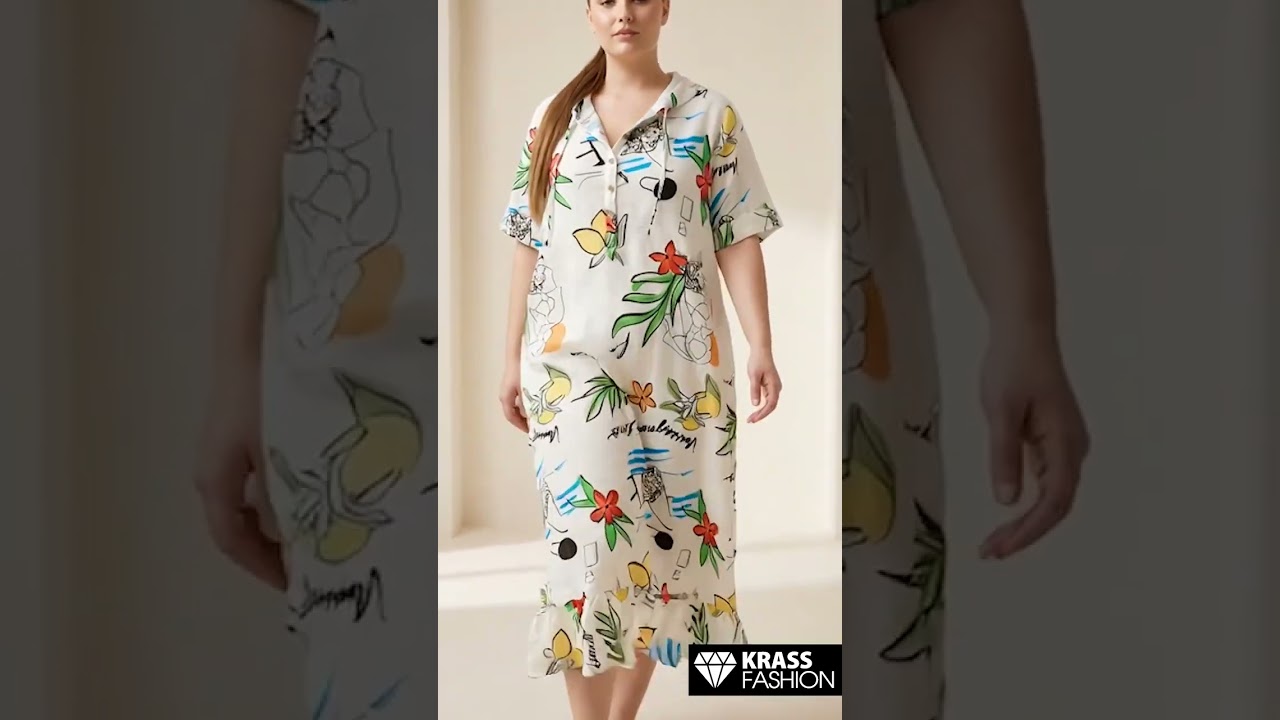 Rochie de vară lejeră cu buzunare și glugă
