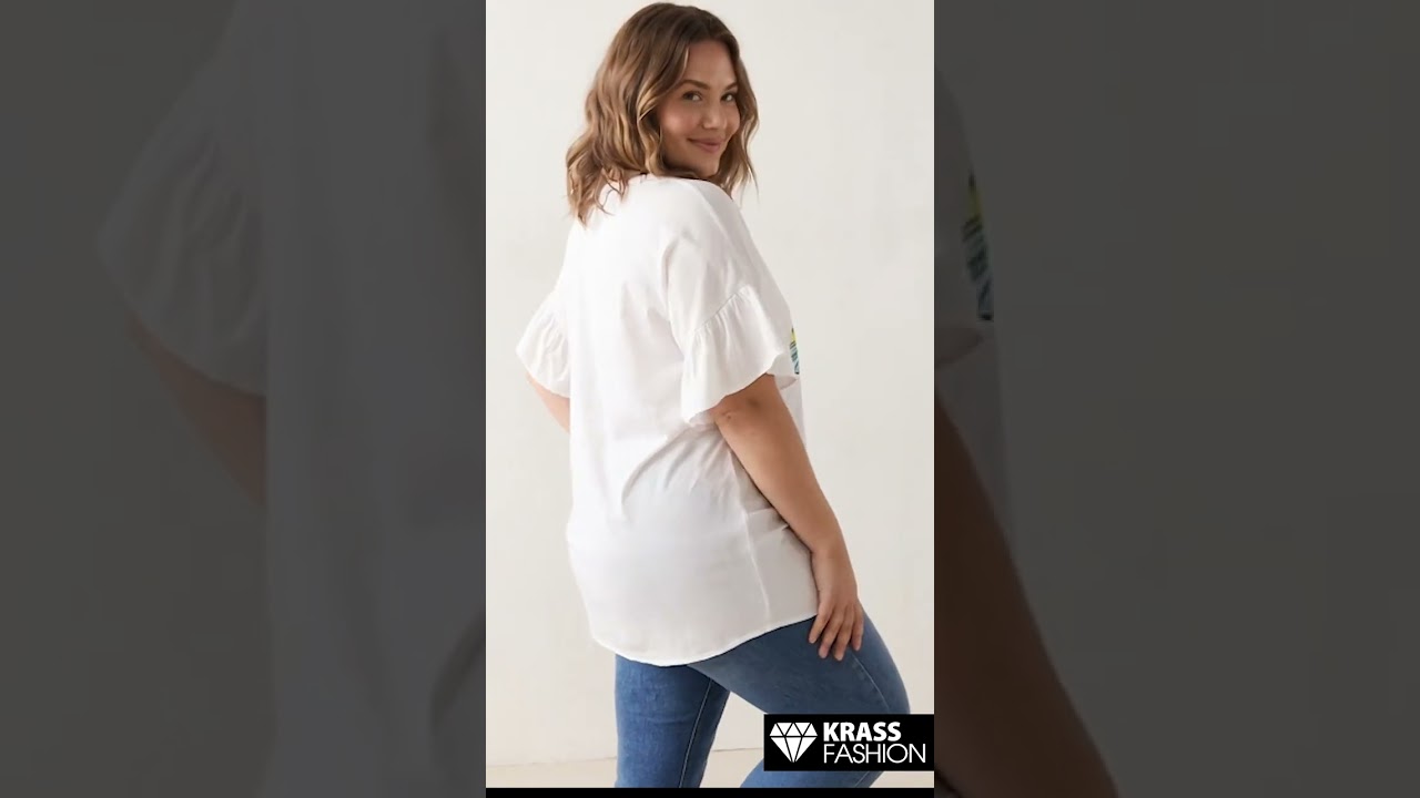 Tunică de vară cu imprimeu floral mărimi mari