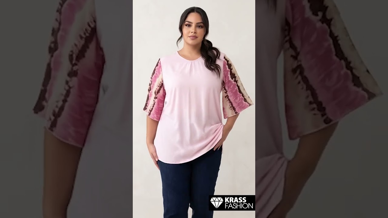 Tunică maxi culoare roz cu mânecă tip clopot din șifon