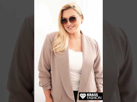 Sacou maxi sport elegant culoare bej 