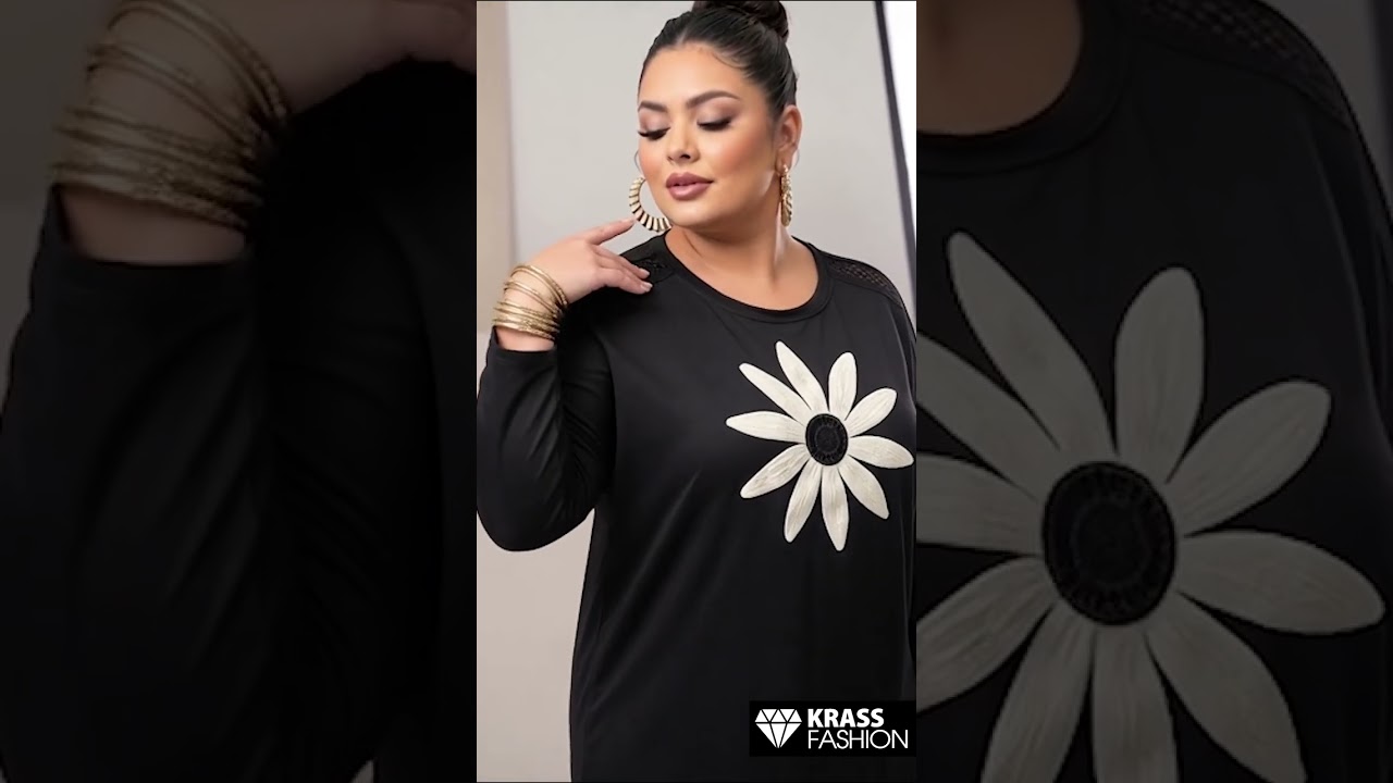 Bluză maxi elegantă cu floare brodată spectaculoasă