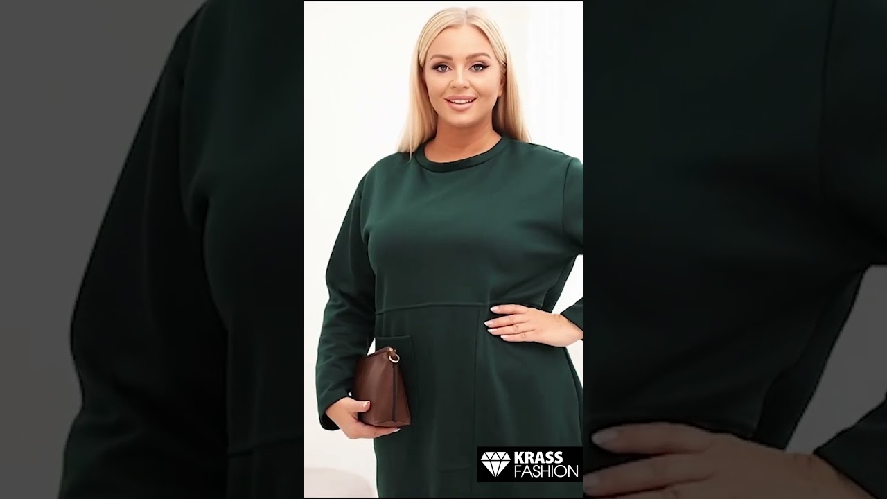 Tunică lungă model sport-elegant culoare verde