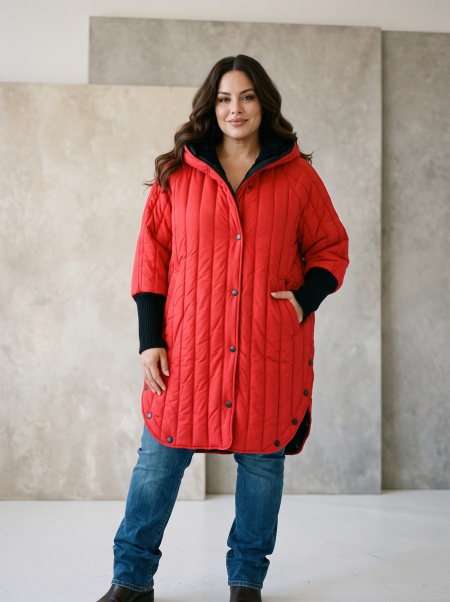 GEACĂ DE IARNĂ DIN COLECȚIA DESIGNER CULOARE PORTOCALIU