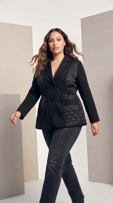 Jachetă maxi sport-elegantă pentru sezonul de toamnă